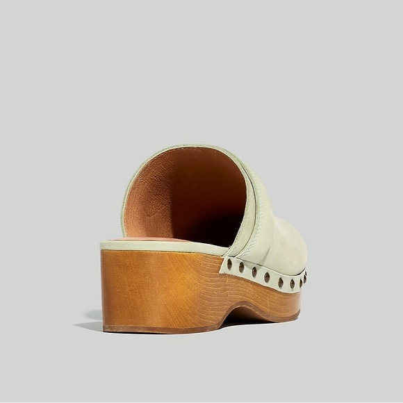 NWT! NEW IN BOX! MADEWELL CECILY CLOG NUBUCK LIGHT GREEN Forgotten Landscape 8 - Picture 4 of 14